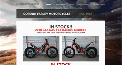 Desktop Screenshot of gfmotorcycles.co.uk